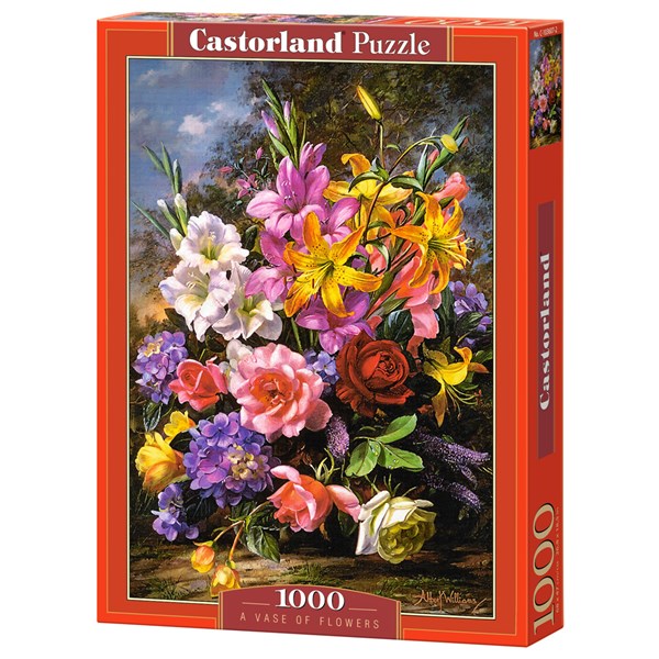 Castorland (C-103607) - "A Vase of Flowers" - 1000 piezas