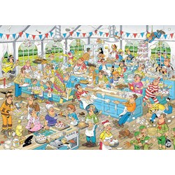 Jumbo (19003) - Jan van Haasteren: "Food Frenzy" - 1000 piezas