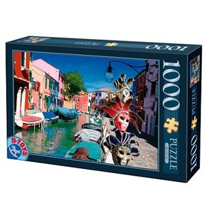 D-Toys (62154-EC10) - "Burano, Italy" - 1000 piezas