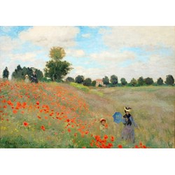 Grafika (00057) - Claude Monet: "Poppy Field" - 1000 piezas