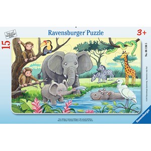 Ravensburger (06136) - "Animals of Africa" - 15 piezas