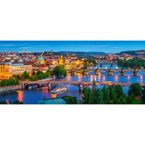 Castorland (B-060061) - "Prague at Night" - 600 piezas