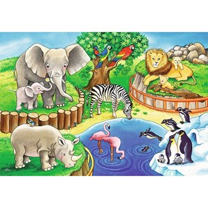 Ravensburger (07602) - "Animals in the Zoo" - 12 piezas