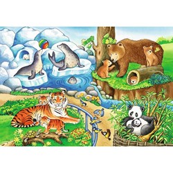 Ravensburger (07602) - "Animals in the Zoo" - 12 piezas