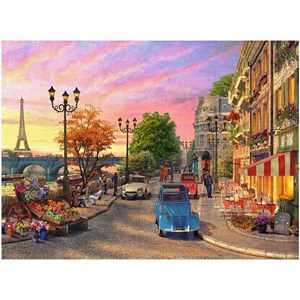 Ravensburger (14505) - Dominic Davison: "Evening in Paris" - 500 piezas