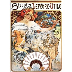 D-Toys (66930-MU04) - Alphonse Mucha: "Lefèvre-Utile Biscuits" - 1000 piezas