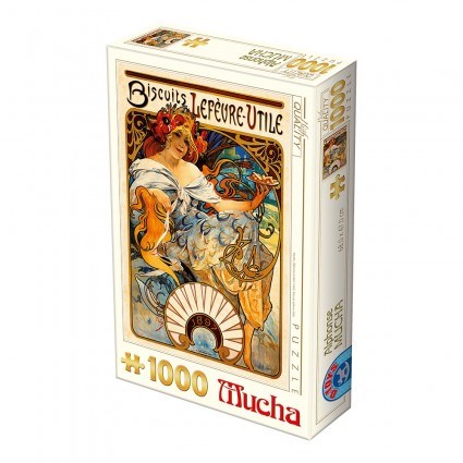 D-Toys (66930-MU04) - Alphonse Mucha: "Lefèvre-Utile Biscuits" - 1000 piezas