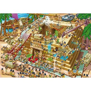 D-Toys (61218-CC03) - "Building the Pyramids, Egypt" - 1000 piezas