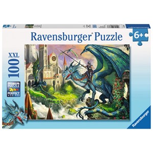Ravensburger (10876) - "Dragon Rider" - 100 piezas