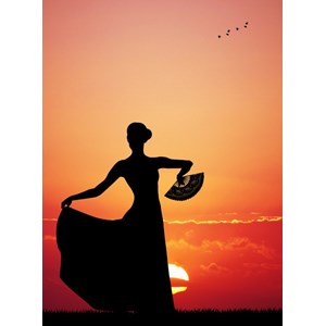 Grafika (01202) - "Flamenco at Sunset" - 2000 piezas