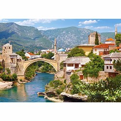 Castorland (C-102495) - "Mostar, Bosnia-Herzegovina" - 1000 piezas