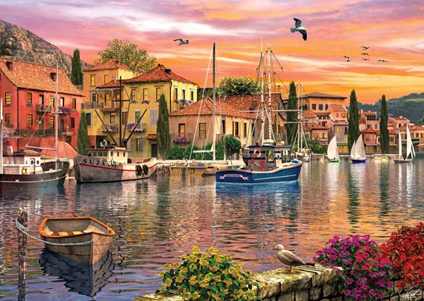 KS Games (11308) - Dominic Davison: "Harbour Sunset" - 2000 piezas