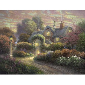 Schmidt Spiele (59466) - Thomas Kinkade: "Cottage" - 1000 piezas