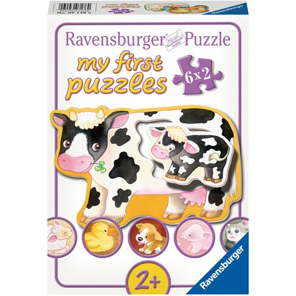 Ravensburger (07176) - "Baby Animals" - 2 piezas