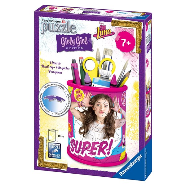 Ravensburger (12095) - "Pencil Cup Soy Luna" - 54 piezas
