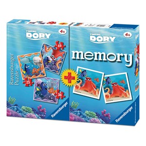 Ravensburger (06871) - "Dory + Memory" - 25 36 49 piezas