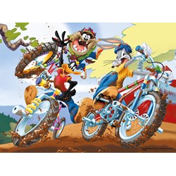 Trefl (18169) - "Looney Tunes, Bike race" - 30 piezas