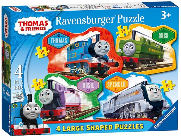 Ravensburger (07078) - "Thomas & Friends" - 10 12 14 16 piezas