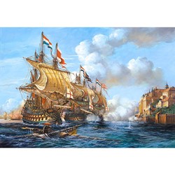 Castorland (C-200245) - "Destrucción de Portobelo, 1739" - 2000 piezas