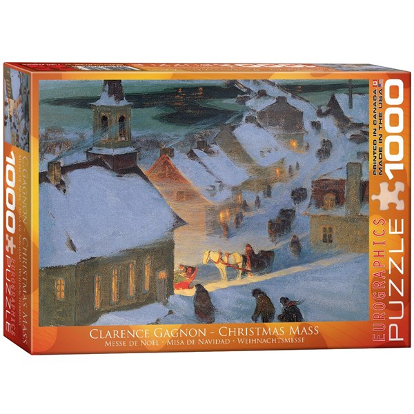 Eurographics (6000-7184) - "Clarence Gagnon, Christmas Mass" - 1000 piezas
