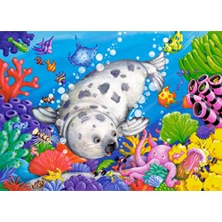Castorland (B-06892) - "On the Coral Reef" - 60 piezas