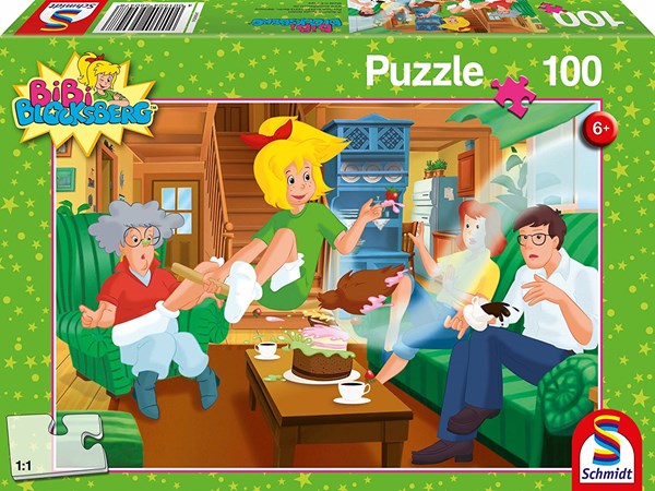 Schmidt Spiele (56047) - "Bibi and Tina, Birthday Surprise" - 100 piezas