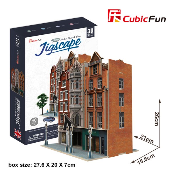Cubic Fun (HO4103h) - "Auction House & Stores" - 93 piezas