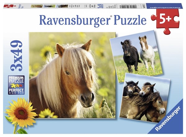 Ravensburger (08011) - "Horses" - 49 piezas
