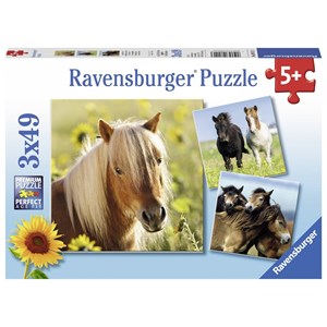 Ravensburger (08011) - "Horses" - 49 piezas