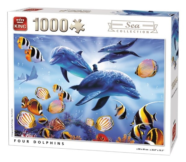 King International (05666) - "Four Dolphins" - 1000 piezas