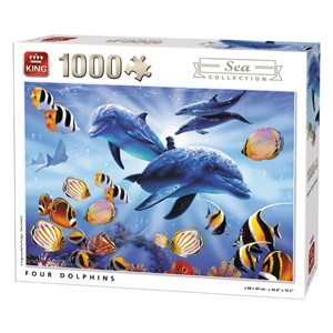 King International (05666) - "Four Dolphins" - 1000 piezas
