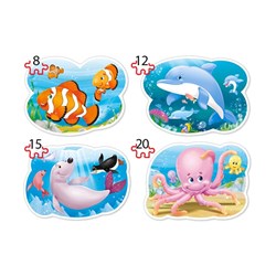 Castorland (B-043026) - "Underwater World" - 8 12 15 20 piezas