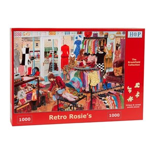 The House of Puzzles (3671) - "Retro Rosie's" - 1000 piezas