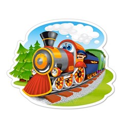 Castorland (B-015153) - "Steam Train" - 15 piezas