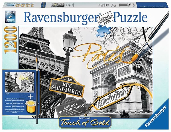 Ravensburger (19935) - "Golden Paris" - 1200 piezas