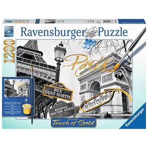 Ravensburger (19935) - "Golden Paris" - 1200 piezas