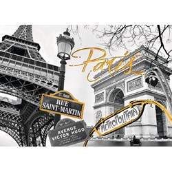 Ravensburger (19935) - "Golden Paris" - 1200 piezas