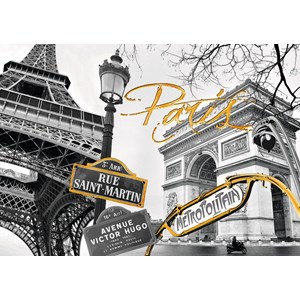 Ravensburger (19935) - "Golden Paris" - 1200 piezas