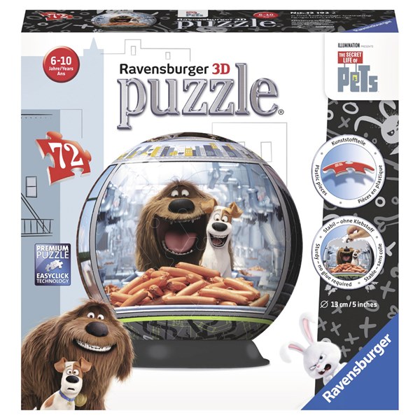 Ravensburger (12192) - "Secret Life of Pets" - 72 piezas