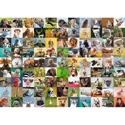 Ravensburger (19642) - "99 Funny Animals" - 1000 piezas