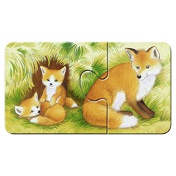 Ravensburger (07365) - "Cute Forest Animals" - 2 piezas