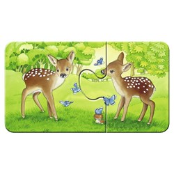Ravensburger (07365) - "Cute Forest Animals" - 2 piezas