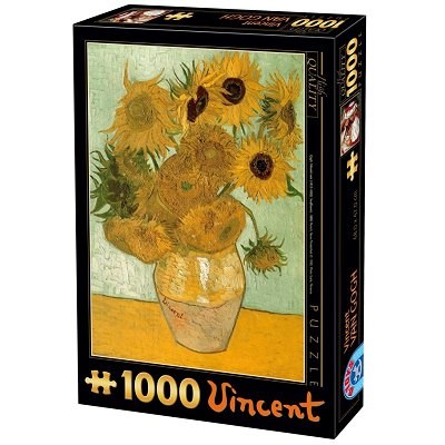 D-Toys (66916-VG01) - Vincent van Gogh: "Sunflowers" - 1000 piezas