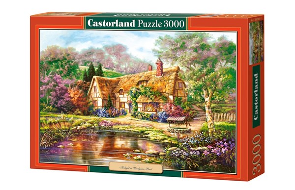 Castorland (C-300365) - "Twilight at Woodgreen Pond" - 3000 piezas
