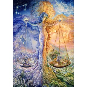 Grafika (00823) - Josephine Wall: "Zodiac Sign, Libra" - 1000 piezas