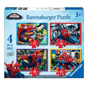 Ravensburger (07363) - "Spiderman" - 12 16 20 24 piezas
